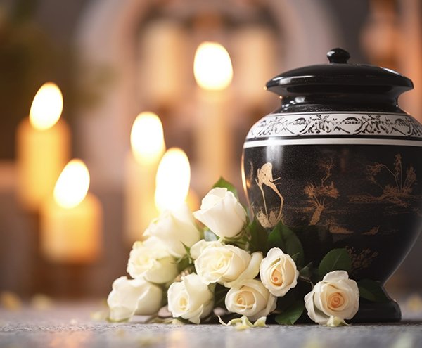 direct cremation ashes urn