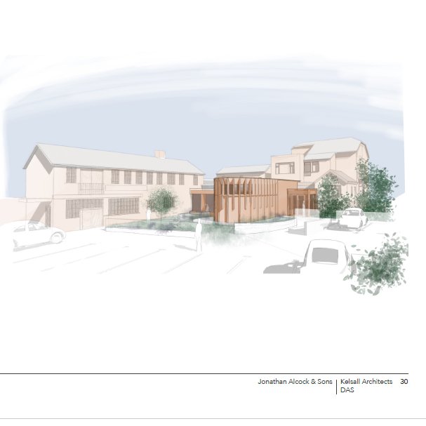 Hall Street -sketch perspective view 1