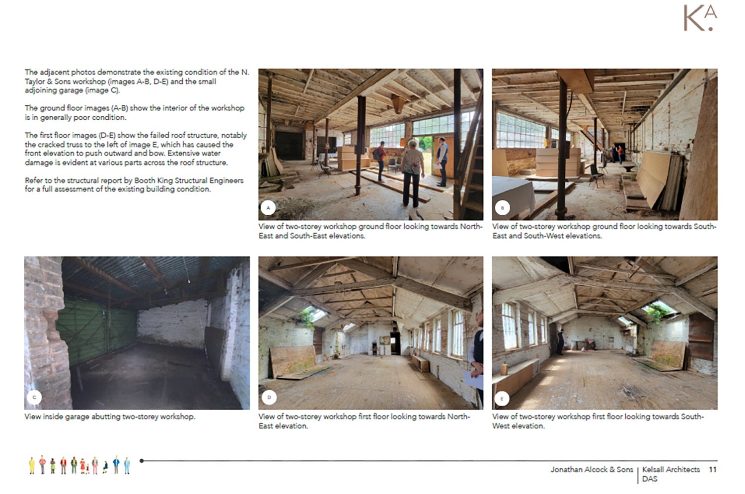 View of inside existing building 1